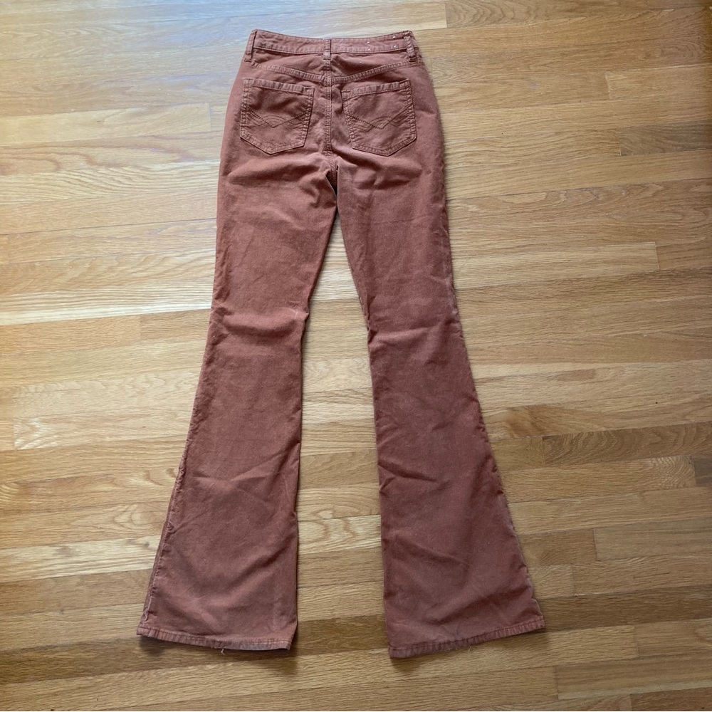 Idyllwind Burnt Orange Corduroy High-Rise Pants - 2/36L - Picture 4 of 7
